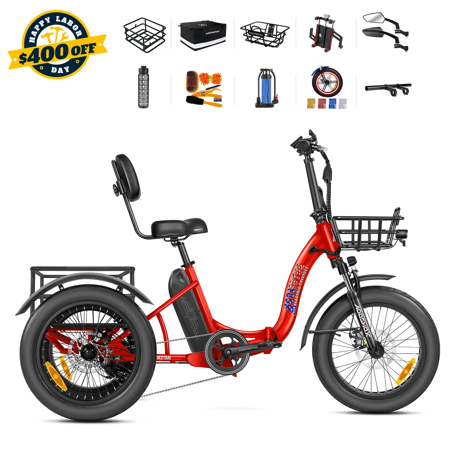 Triketan M-330F Folding eTrike